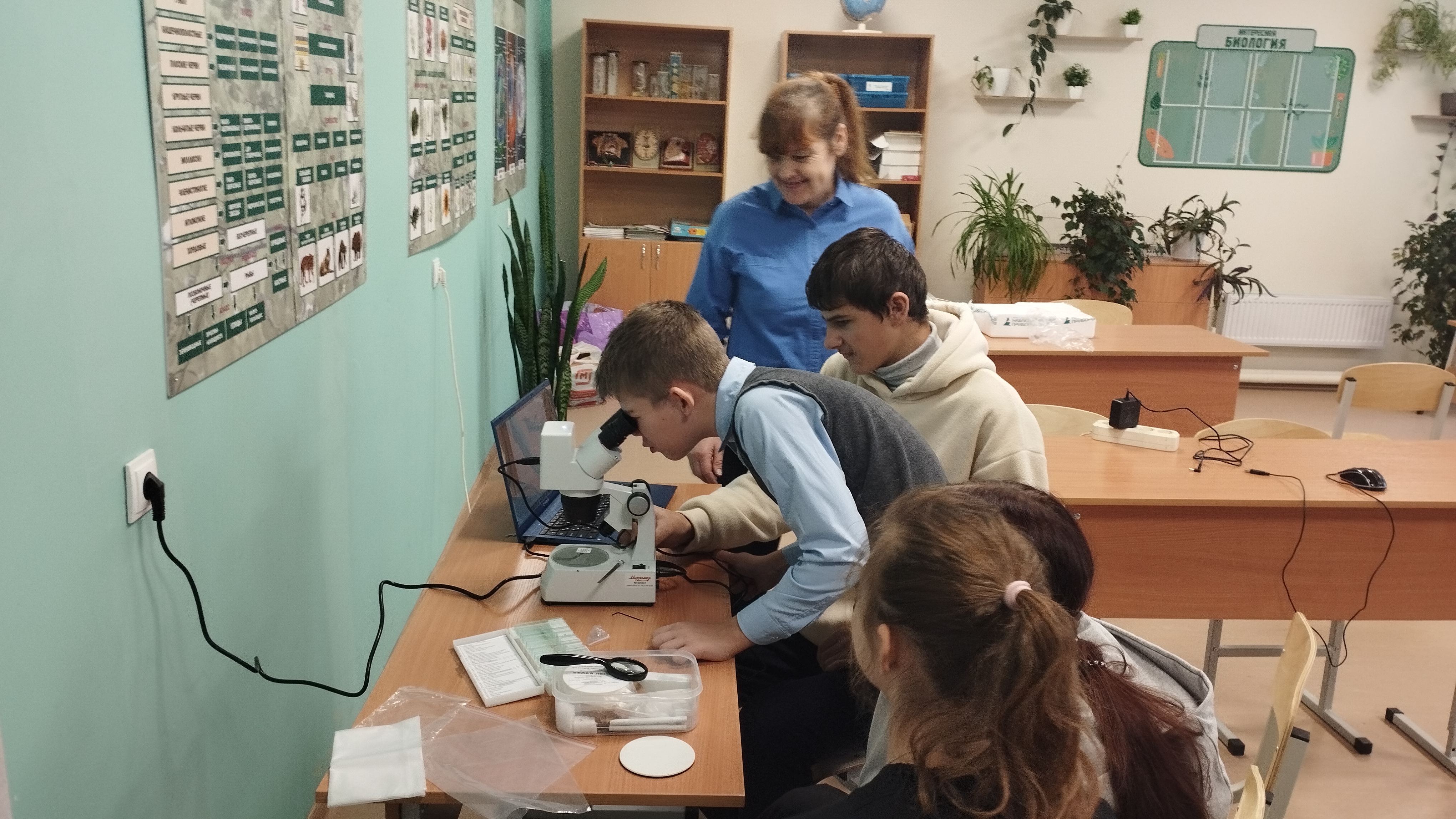 Урок биологии - "Точка роста".